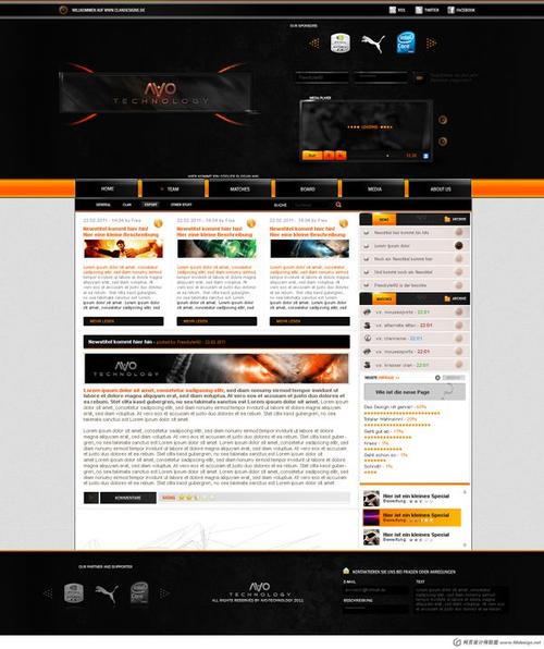 freestyler92质感网站作品 交互设计