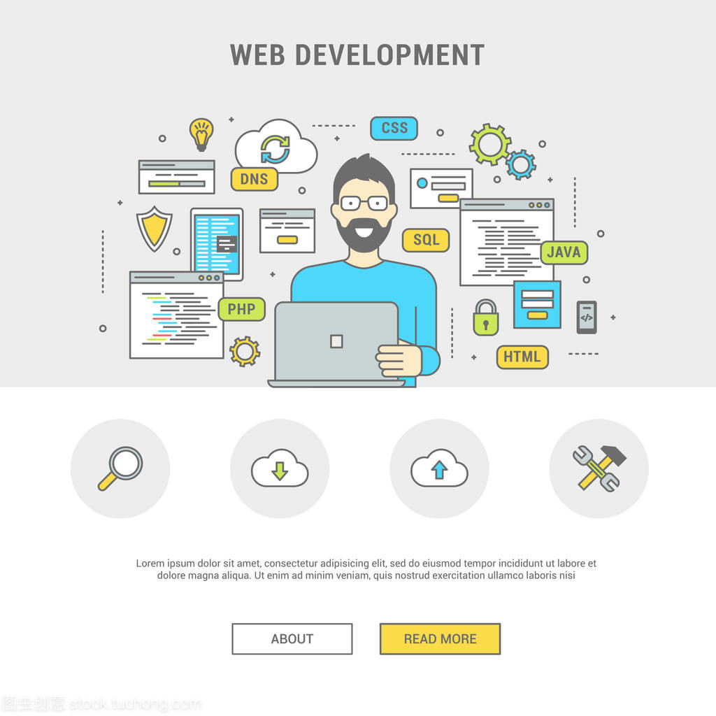横幅程序员开发网站 网站设计与开发的核心流程